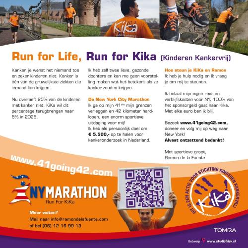 Ramon de la Fuente Flyer KiKa - achterkant