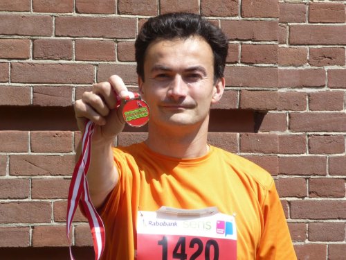 Medaille van de halve marathon van Amersfoort - Ramon de la Fuente