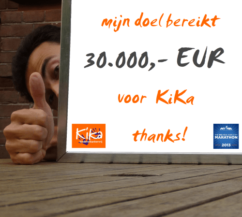 Ramon de la Fuente - 30k EUR milestone KiKa