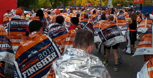 New York Marathon finish