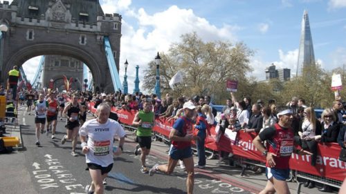 London Marathon Tower Bridge