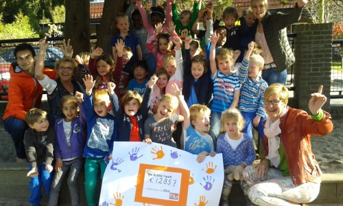 KiKa Sponsorloop Eindbedrag Basisschool De Bolster