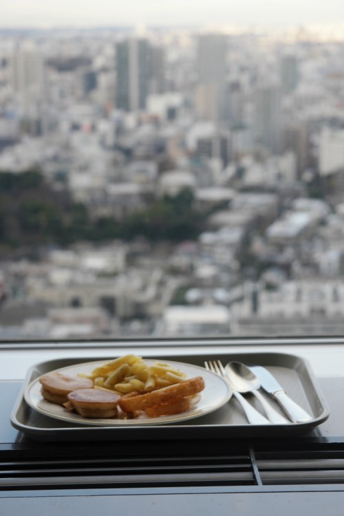 Ontbijt op de 39e verdieping van Prince Shinagawa hotel