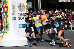 Ramon de la Fuente, Tokyo Marathon. voor KiKa.