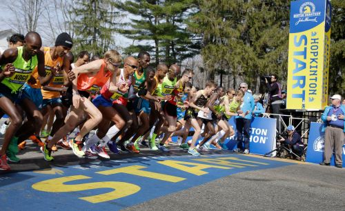 Boston Marathon start