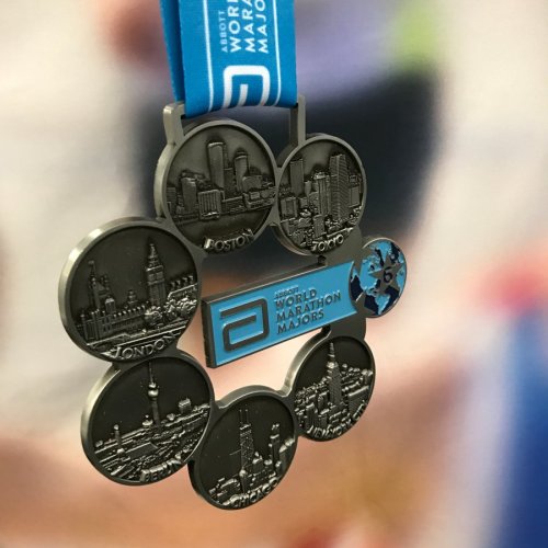 Six Star Finisher medal - earned when completed all world marathon majors.